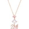 Photoroom_003_20250829_182026.png Collar Deslumbrante Cisne y Rosa rosada - Swarovski
