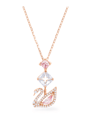 Photoroom_003_20250829_182026.png Collar Deslumbrante Cisne y Rosa rosada - Swarovski