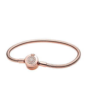Photoroom_004_20240329_213010.png Pandora Brazalete Cadena Serpiente Rosegold con broche pavé