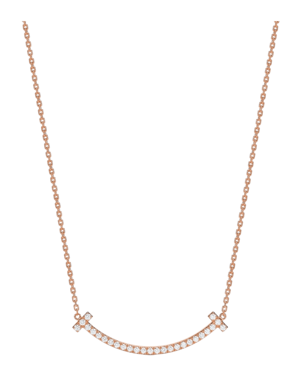 Photoroom_004_20240623_115900.png Tiffany collar smile rosado, curva de circonitas en forma de sonrisa