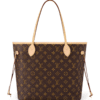 Louis vuitton bolso neverfull monogram cherry mm, tamaño intermedio con forro en tono cherry