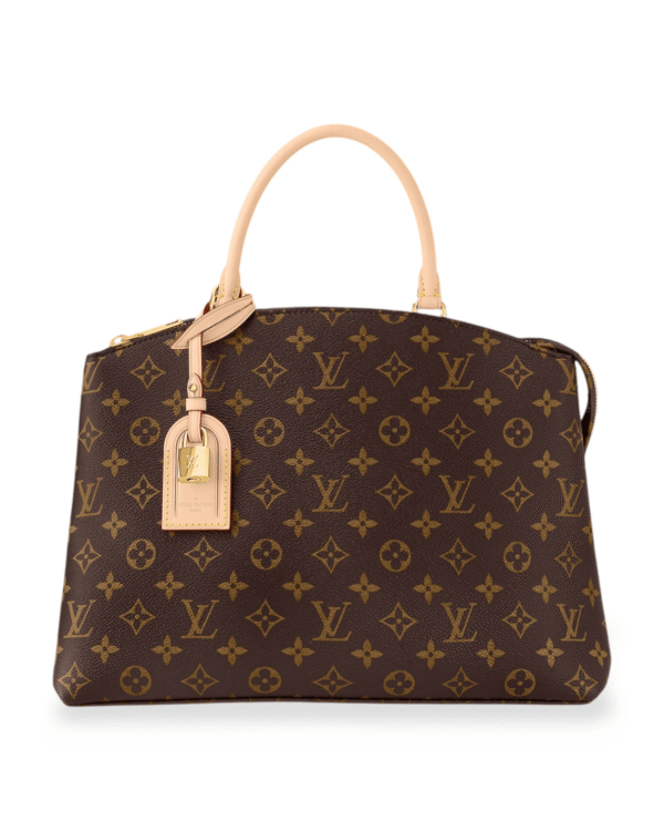 Louis vuitton bolso grand palais monogram, version amplia con etiqueta colgante clara