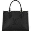 Photoroom_026_20250827_161200.png Louis vuitton bolso tote in the go negro pm, monograma grabado en relieve