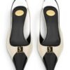 IMG_0745-Photoroom.jpg Saint Laurent Zapatos Tacón Babylone Blanco y Negro - vista 2