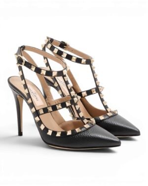 IMG_0762-Photoroom.jpg Valentino Garavani Zapatos Tacón Rockstud Negro Ref. HE021 - Santos Vicios