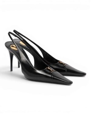 IMG_0764-Photoroom.jpg Foto del producto Saint Laurent Zapatos Tacón Babylone Negro Slingback