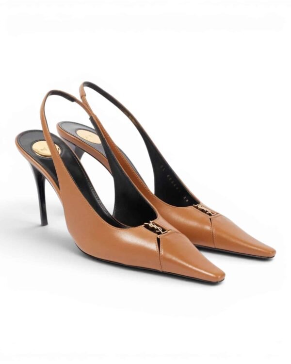 IMG_0766-Photoroom.jpg Foto del producto Saint Laurent Zapatos Tacón Babylone Macadamia Slingback