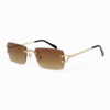 Cartier Lentes de sol clasico C CT0550s - vista 3