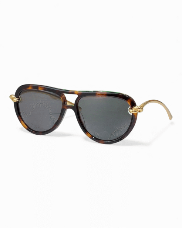 IMG_3162.png Bottega Veneta Lentes de sol Aviador de Nudos BV1418S - vista 5
