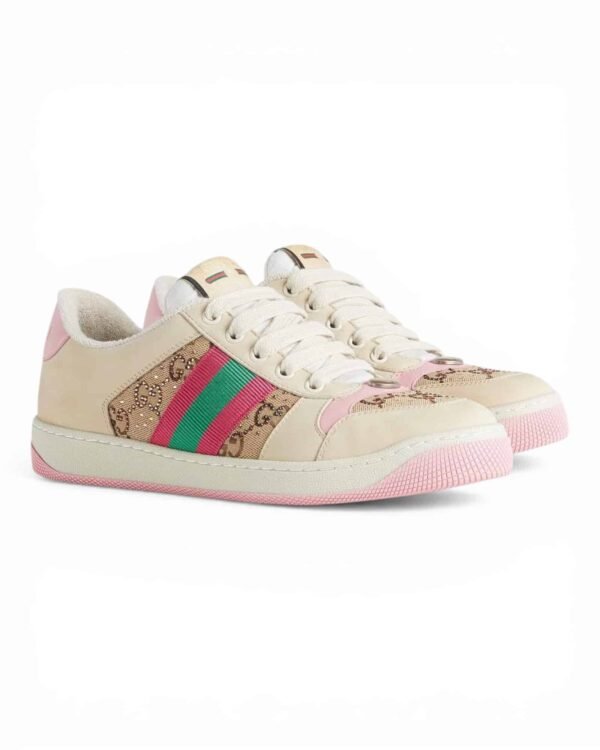 IMG_3824.jpg Gucci Zapatillas Screener GG Crystal Beige Verde | envío gratis a todo Chile