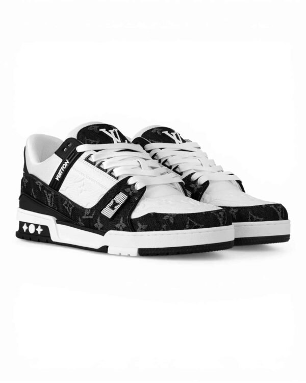 IMG_3868.jpg Louis Vuitton Zapatillas Trainer Black Denim Entrega Rápida - Santos Vicios