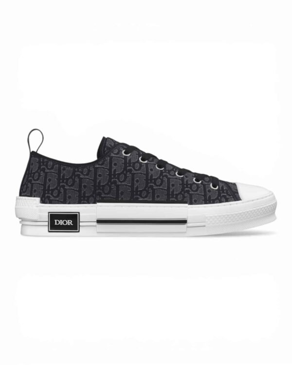 Dior Zapatillas baja B23 League Oblique Negro Metalizado | envío gratis a todo Chile