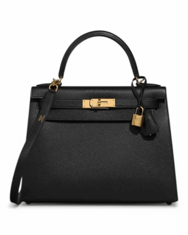 IMG_7157-2.png Hermès Bolso Icónico Kelly Negro | envío gratis a todo Chile