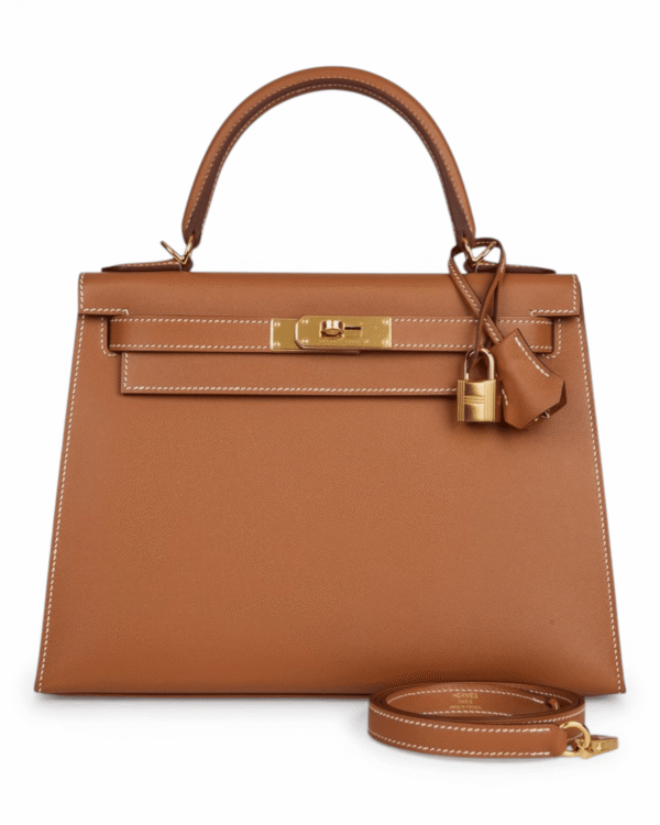 Foto del producto Hermès Bolso Icónico Kelly Marrón Caramelo