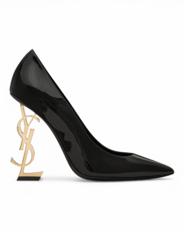 IMG_9567.png Saint Laurent Zapatos Tacón Opyum Charol Negro - Santos Vicios