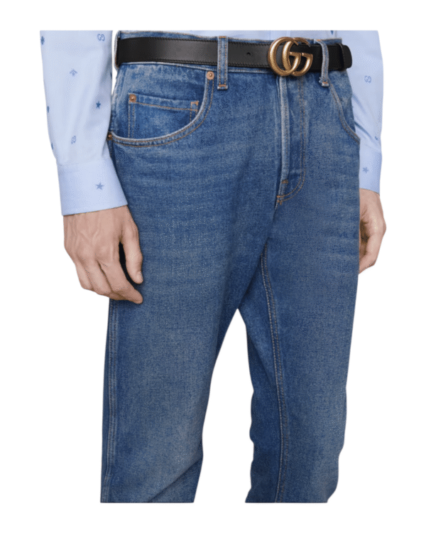 Gucci Cinturón iconico GG marmont 3cm - vista 2