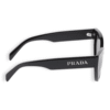 Prada Lentes de sol Ovalado negro - vista 3