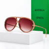 Bottega Veneta Lentes de sol Aviador con Protectores Laterales - vista 4 Bottega Veneta Lentes de sol Aviador con Protectores Laterales - vista 4