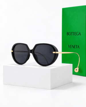 Bottega Veneta Lentes de sol Ovalado con Protectores Laterales