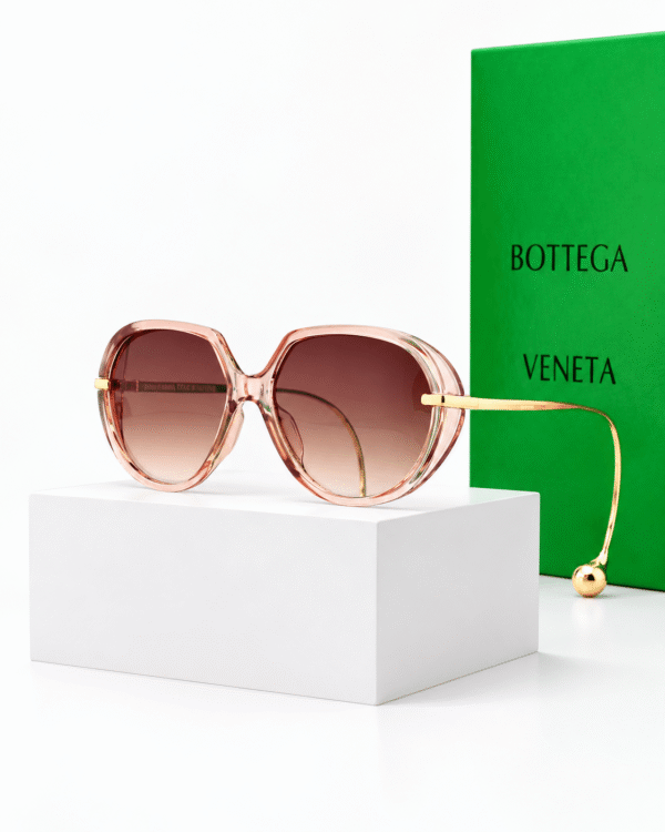 Bottega Veneta Lentes de sol Ovalado con Protectores Laterales - vista 4