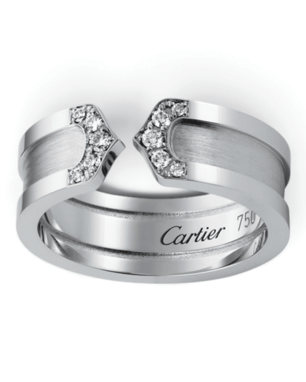 Cartier Anillo Double C Plateado