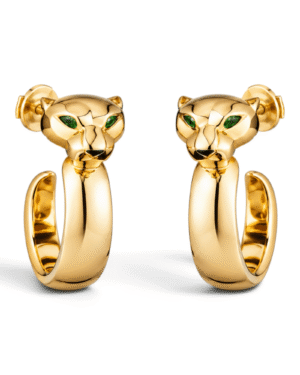 Cartier Aros Argolla Panthère Dorado