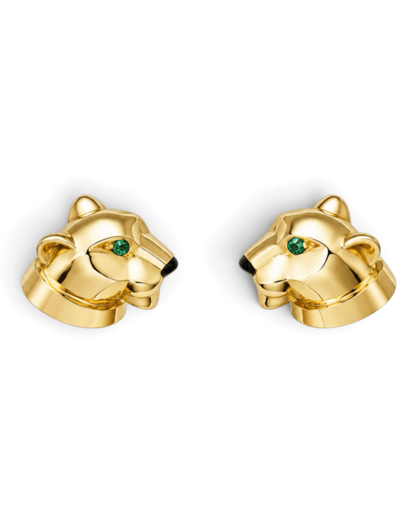 Cartier Aros Botón Panthère Dorado