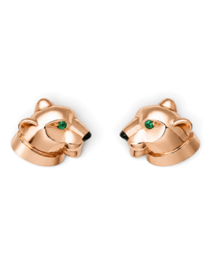 Cartier Aros Botón Panthère Rosegold