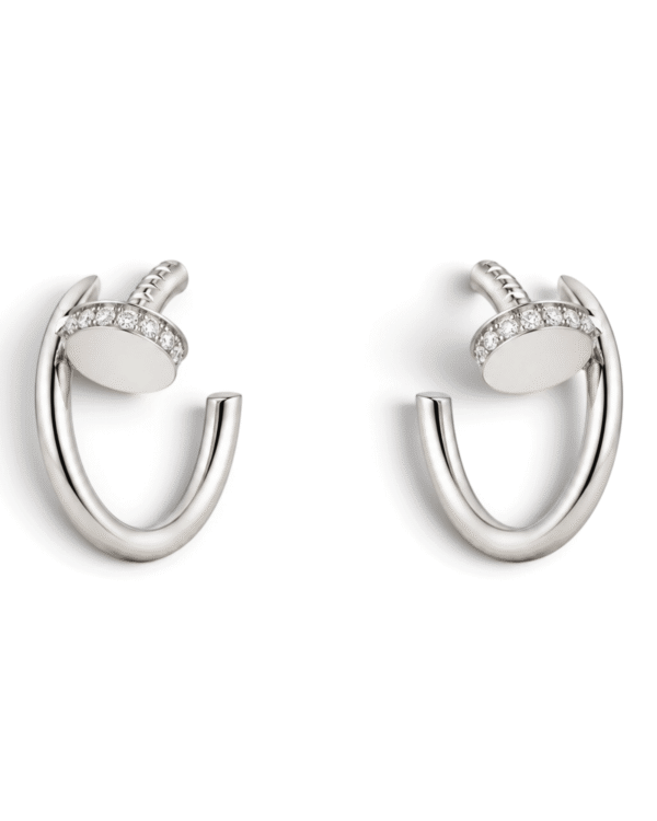 Cartier Aros Juste un Clou Plateado Cartier Aros Juste un Clou Plateado