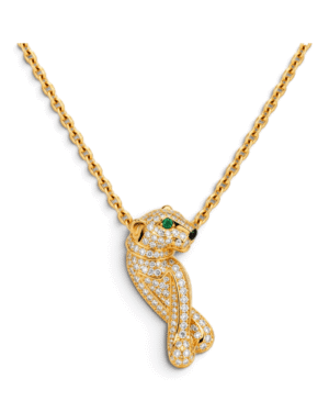 Cartier Collar Panthère Pavé Dorado