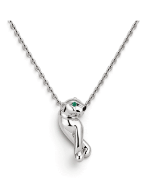 Cartier Collar Panthère Plateado