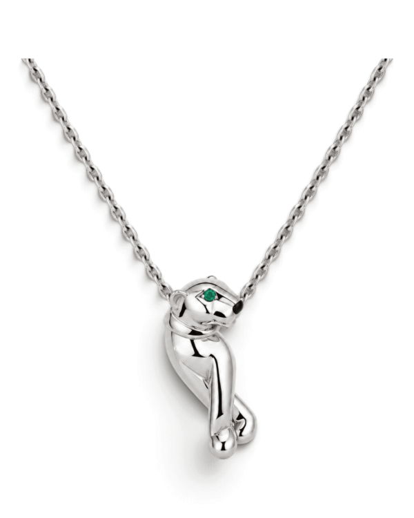 Cartier Collar Panthère Plateado