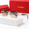 Cartier Lentes de sol Cuadrado sin Marco - vista 5 Cartier Lentes de sol Cuadrado sin Marco - vista 5