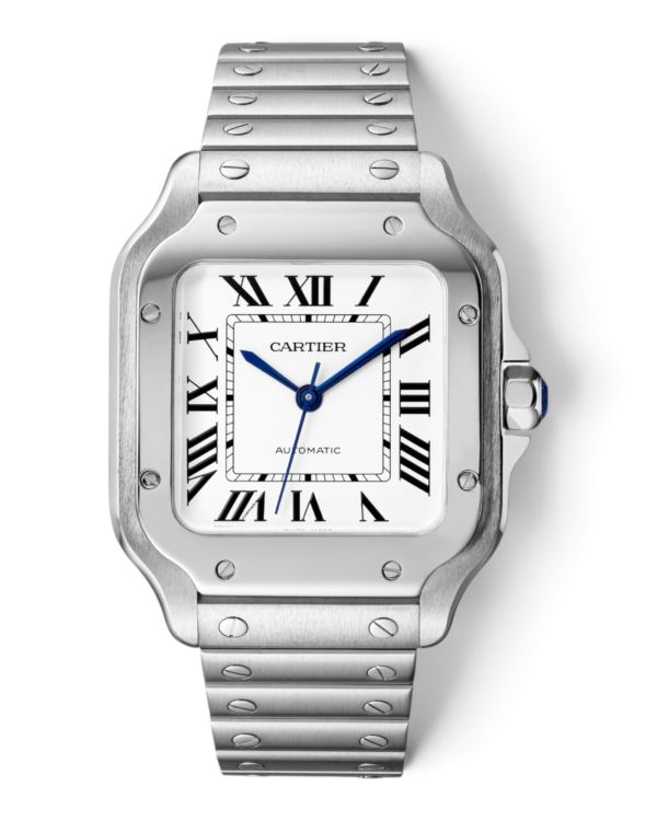 Cartier Reloj Santos Carátula Blanca - Santos Vicios