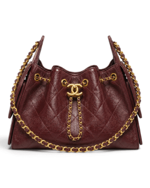 Chanel Bolso Chanel 25 Burdeo