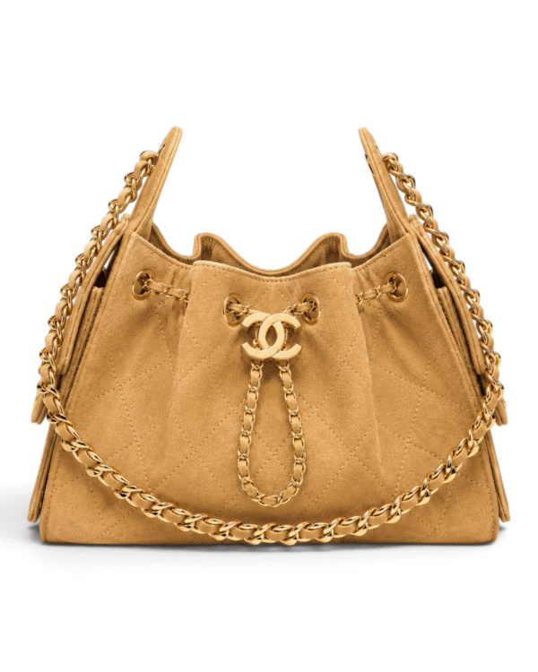 Chanel Bolso Chanel 25 Marrón Claro Suave Chanel Bolso Chanel 25 Marrón Claro Suave