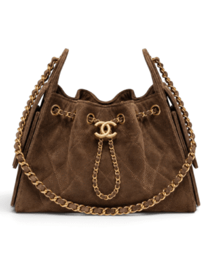 Chanel Bolso Chanel 25 Marrón Oscuro Suave