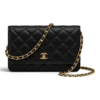 Chanel Bolso Crossbody Wallet Negro Dorado Chanel Bolso Crossbody Wallet Negro Dorado