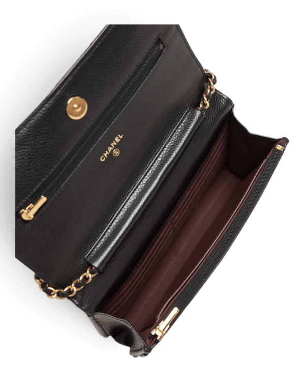 Chanel Bolso Crossbody Wallet Negro Dorado - vista 2 Chanel Bolso Crossbody Wallet Negro Dorado - vista 2