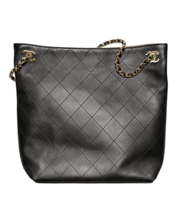 Chanel Bolso Shopping Métiers D’Art Negro Chanel Bolso Shopping Métiers D’Art Negro