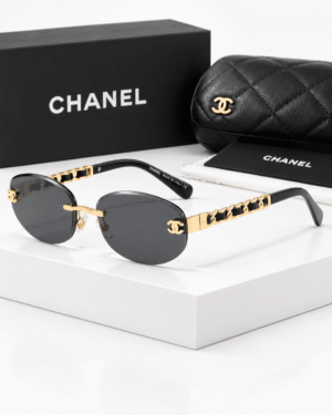Chanel Lentes de sol Ovalado sin Marco