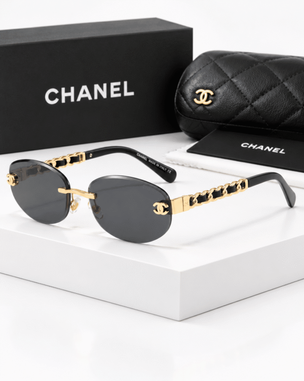 Chanel Lentes de sol Ovalado sin Marco Chanel Lentes de sol Ovalado sin Marco