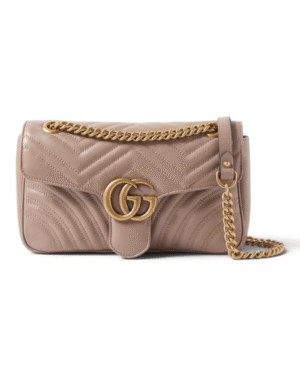 Gucci Bolso Mediana GG Marmont Beige Rosado