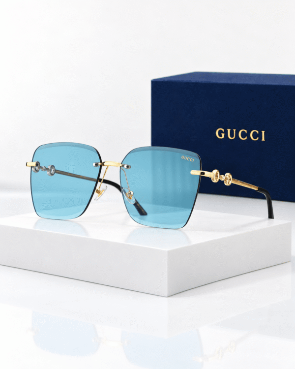 Gucci Lentes de sol Cuadrado sin Marco - vista 5