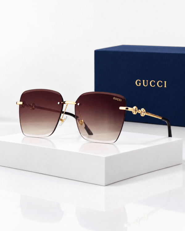 Gucci Lentes de sol Cuadrado sin Marco - vista 8