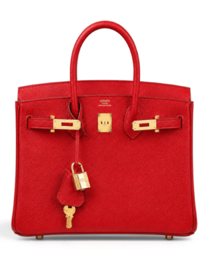 Hermès Bolso Icónico Birkin Rojo