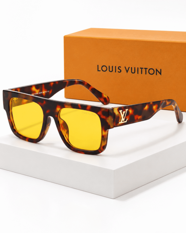 Louis Vuitton Lentes de sol Cuadrado Ancho - vista 3