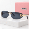 Miu Miu Lentes de sol Envolvente sin Marco