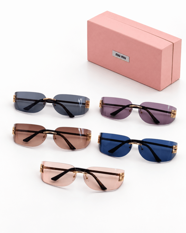 Miu Miu Lentes de sol Envolvente sin Marco - vista 2