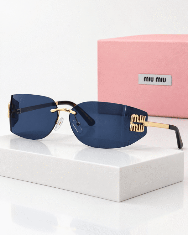 Miu Miu Lentes de sol Envolvente sin Marco - vista 4